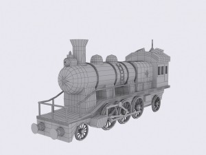 locomotive 3D-Modell