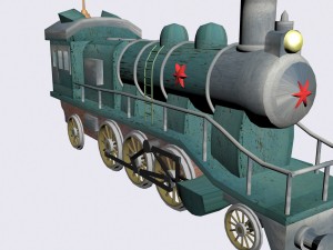 locomotive 3D-Modell