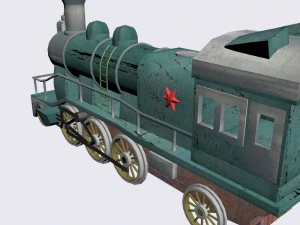 기관차 3D 모델