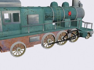 locomotive 3D-Modell