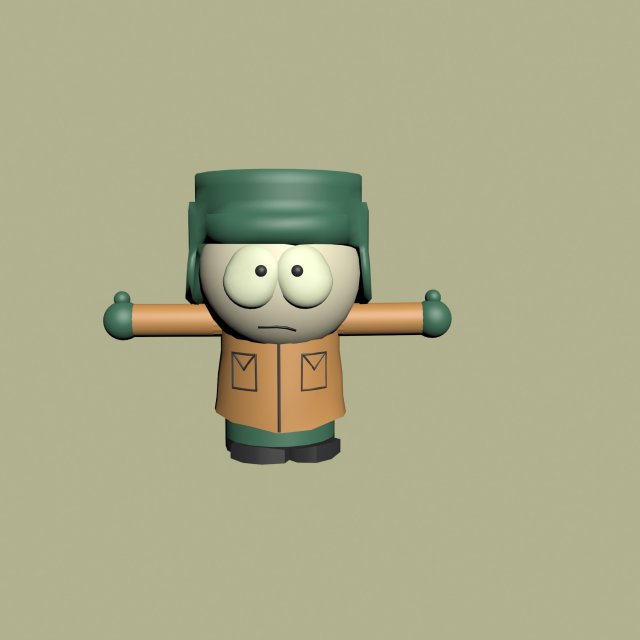kyle Modelo 3D .c4d .max .obj .3ds .fbx .stl .blend 
