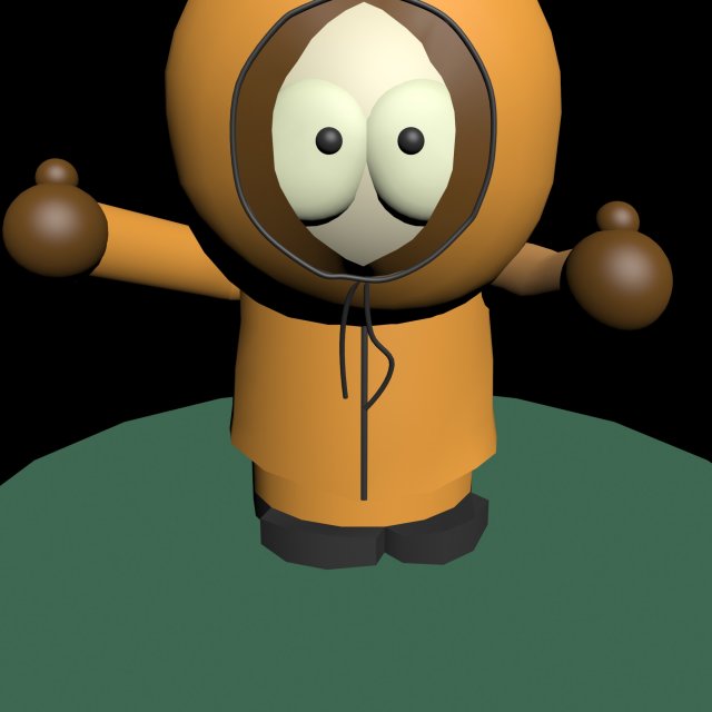 kenny 3D-Modell .c4d .max .obj .3ds .fbx .stl .blend 