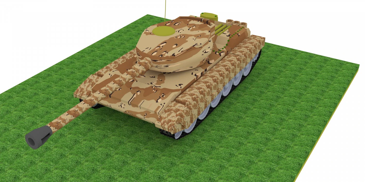 tank 3D Model .c4d .max .obj .3ds .fbx .stl .blend 