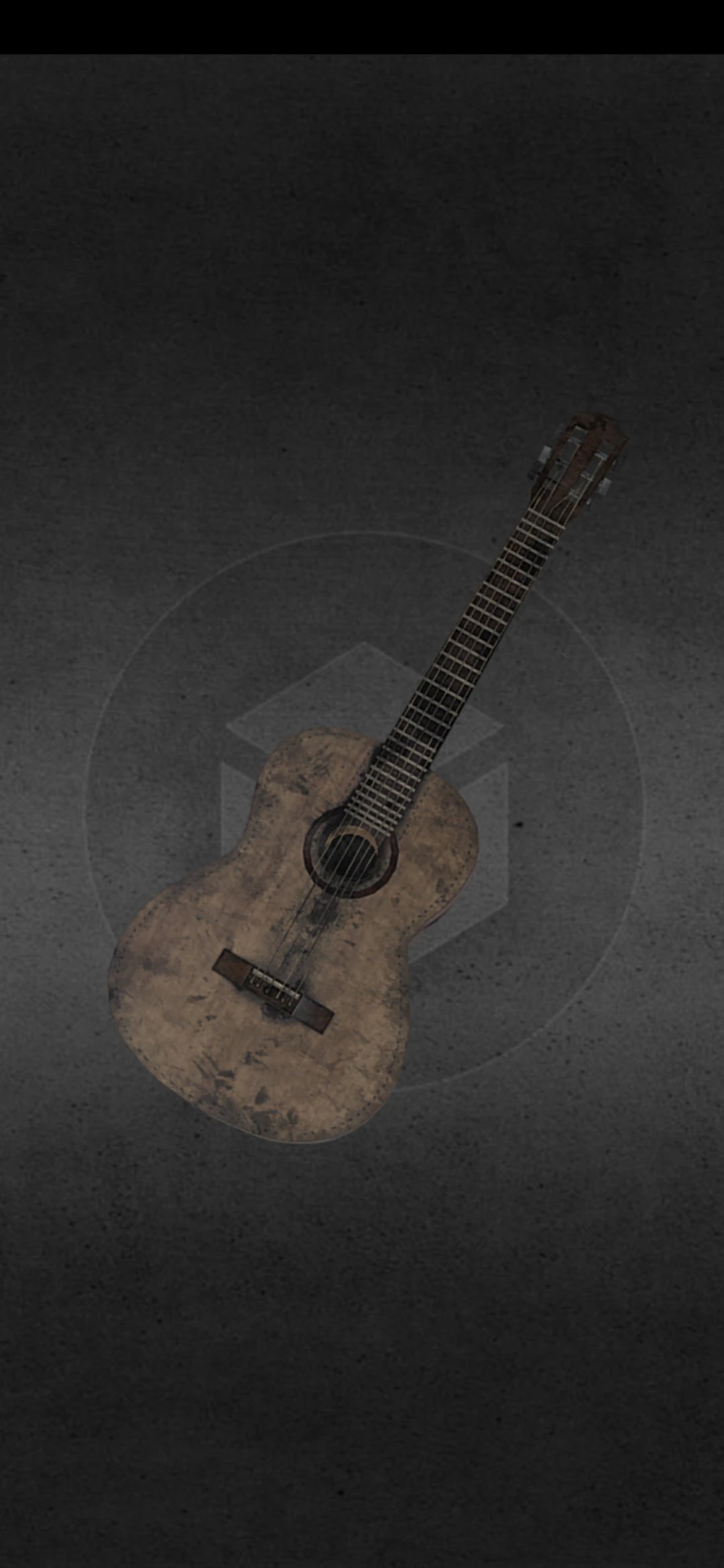 Acoustic guitar 3D Model .c4d .max .obj .3ds .fbx .stl .blend 