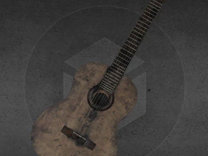 Akoestische gitaar 3D Model