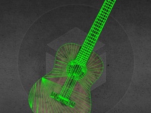 Acoustic guitar 3Dモデル