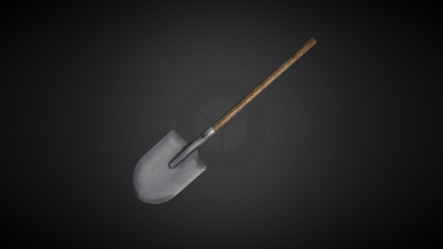 Shovel 3D Модель .c4d .max .obj .3ds .fbx .stl .blend 