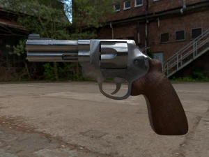 Revolver 45 acp Model 3D
