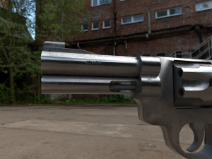 Revolver 45 acp 3D Model