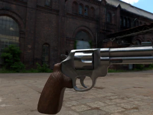 Revolver 45 acp 3D Model