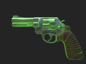 Revolver 45 acp 3D Model