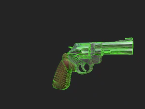 Revolver 45 acp 3D Model