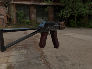 AKS-74U Modelo 3D