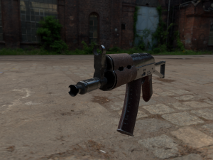 AKS-74U Modelo 3D
