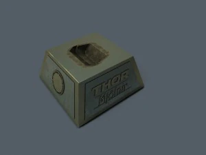 marteau de thor mjolnir avec base Modèle 3D