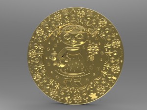 tooth fairy coin 3D Model