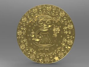 tooth fairy coin 3D Model