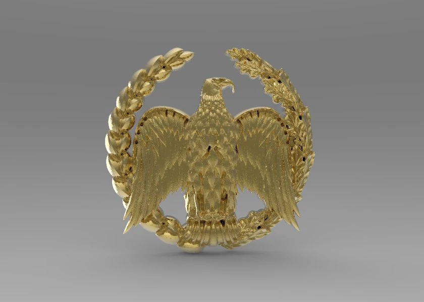 gerb eagle 3D Model .c4d .max .obj .3ds .fbx .stl .blend