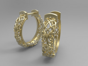 earrings 3D Model