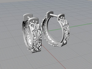 earrings 3D Model