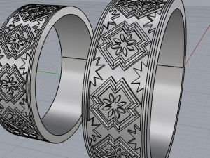 wedding rings 3D मॉडल