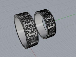 wedding rings 3D मॉडल