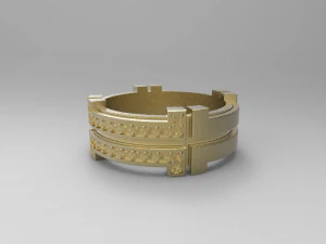 man ring by baraka 3D Model