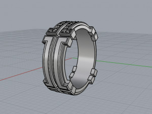 man ring by baraka 3D 模型