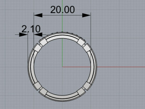 man ring by baraka 3D 模型