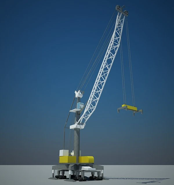 liebherr lhm 180 3D Model .c4d .max .obj .3ds .fbx .stl .blend 