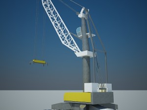 liebherr lhm 180 3D मॉडल