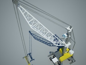 liebherr lhm 180 3D मॉडल