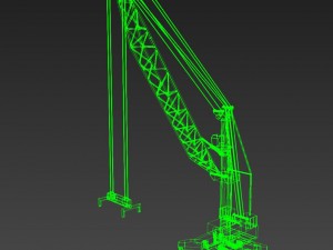 liebherr lhm 180 3D मॉडल