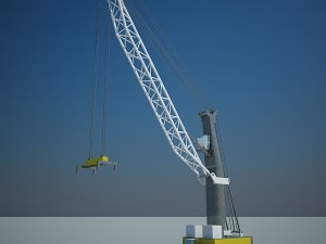 liebherr lhm 320 3D 모델