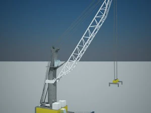 liebherr lhm 320 3D Model