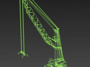 liebherr lhm 320 3D Model
