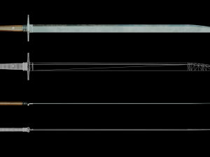 Sword medieval Modelo 3D
