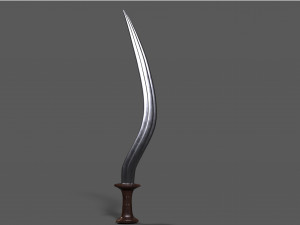Shotel Sword Modèle 3D