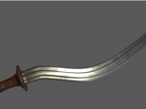 Shotel Sword Model 3D