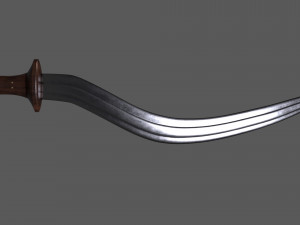 Shotel Sword Model 3D