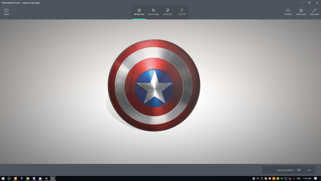 captian america sheeld 3D Model .c4d .max .obj .3ds .fbx .stl .blend 
