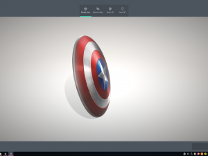 captian america sheeld 3D Model