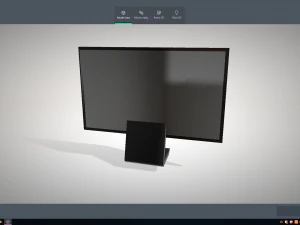монитор 3D Модель