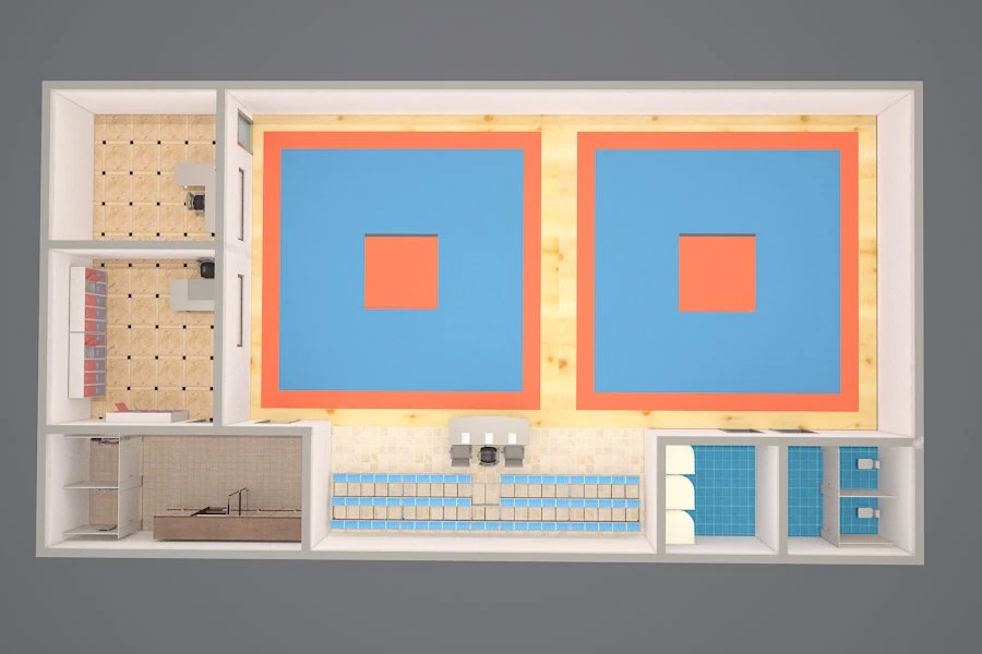 karate club 3D Model .c4d .max .obj .3ds .fbx .stl .blend 