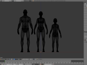 realistic human basemesh - free sample preview 3D 模型