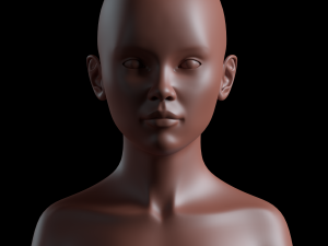 3d realistic basemesh - child body -uvmapped - rigged model 3D-Modell