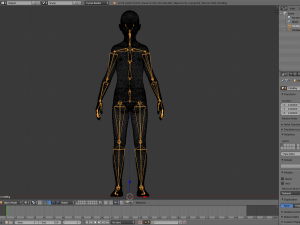 3d realistic basemesh - child body -uvmapped - rigged model 3D-Modell