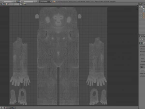 3d realistic basemesh - child body -uvmapped - rigged model 3D Model