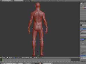 realistic human basemesh - rigged - uvmapped - man body 3Dモデル