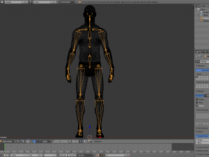 realistic human basemesh - rigged - uvmapped - man body 3Dモデル
